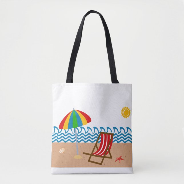 Tote Bag Beach Life Fourre-tout (Devant)