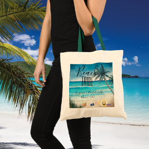 Tote Bag Beach Tribe Girl's Trip Bachelorette Vacation