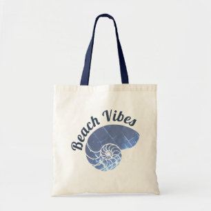 Tote Bag Beach Vibes Cool Shell
