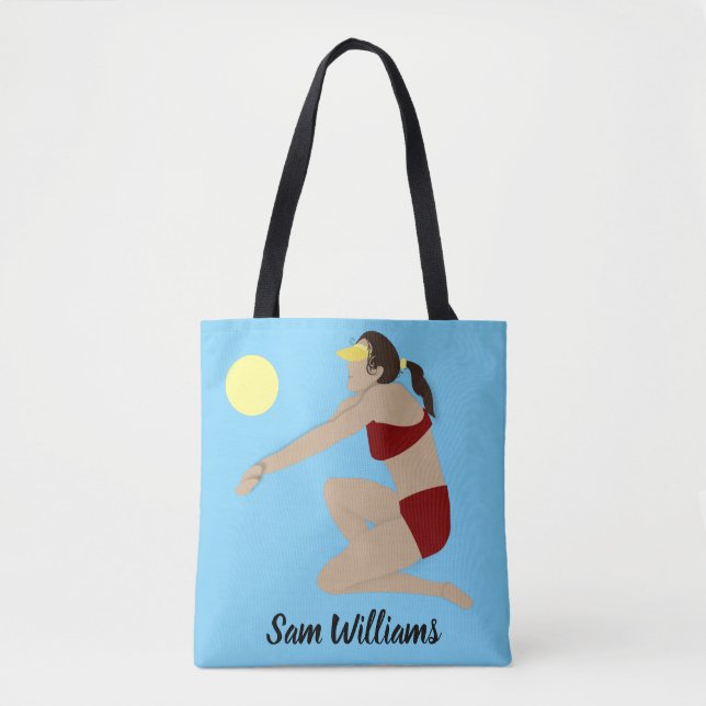 Tote Bag Beach Volleyball (Devant)