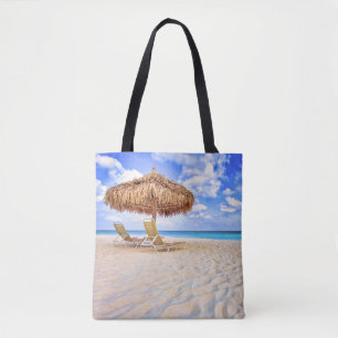 Tote Bag Beaches tropicales Aruba Sandy Beach