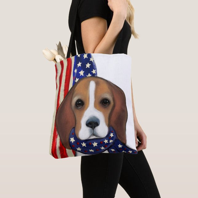 TOTE BAG BEAGLE (De près)