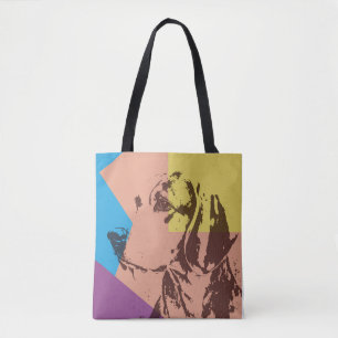 Tote Bag Beagle d'effet Pop Art