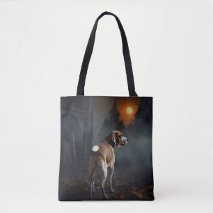 Tote Bag Beagle Halloween Effrayant