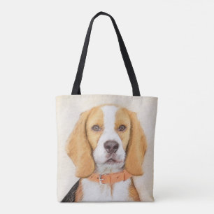 Tote Bag Beagle Hound Dog Peinture Animal Art original