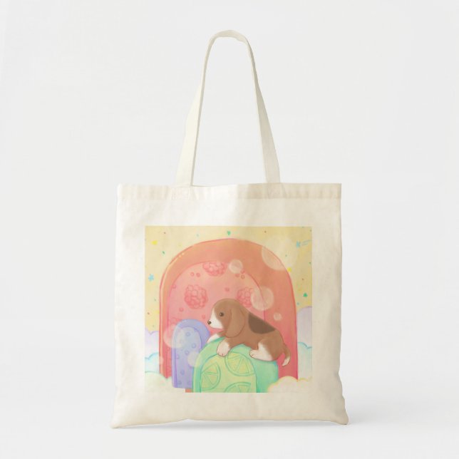 Tote Bag Beagle & Popsicles (Devant)