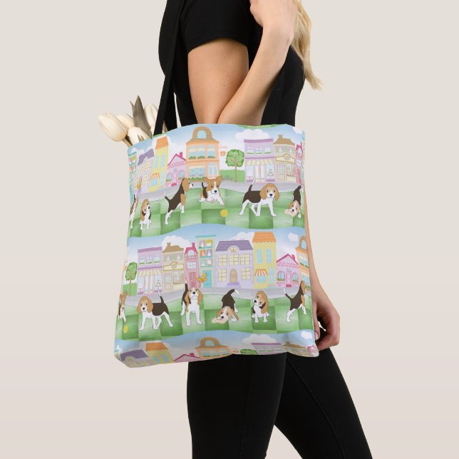 Tote Bag Beagles (De près)