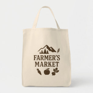 Tote Bag Beats Carrot Apple Farmers Market