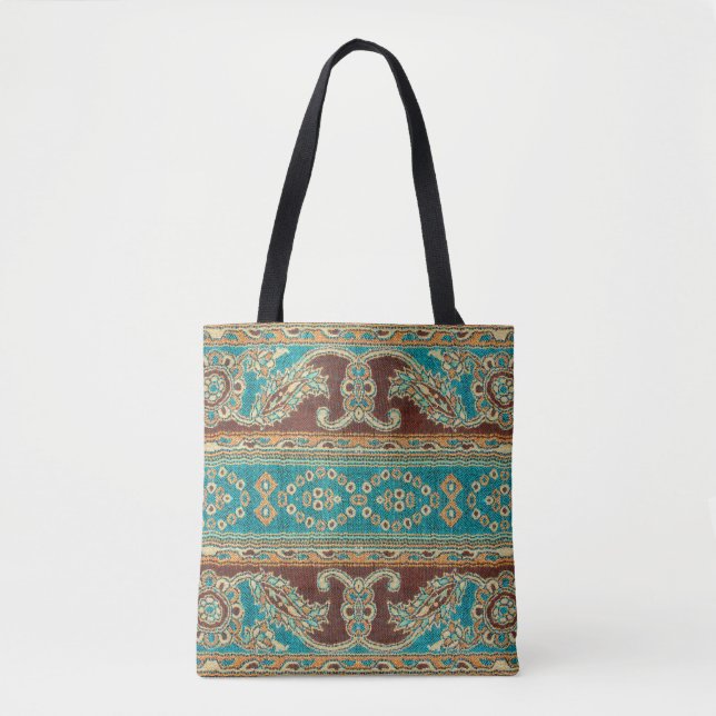 Tote Bag Beau, arabe, arabe, arabique, arabique, tissu arab (Devant)
