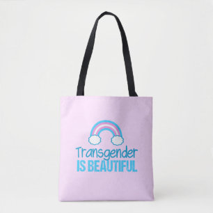 Tote Bag Beau arc-en-ciel transgenre