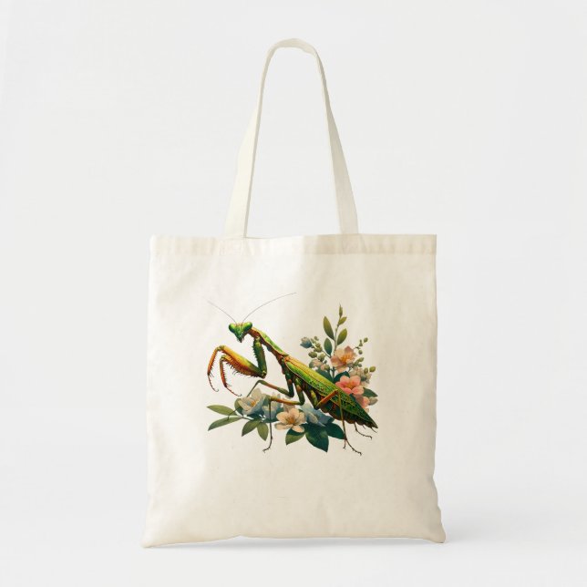 Tote Bag Beau art d'insectes priant Mantis (Devant)