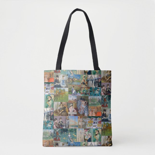 Tote Bag Beau Art Impressionniste Élégant (Devant)