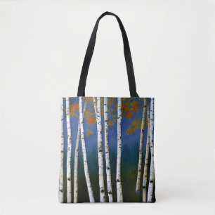 Tote Bag Beau bouleau d'automne