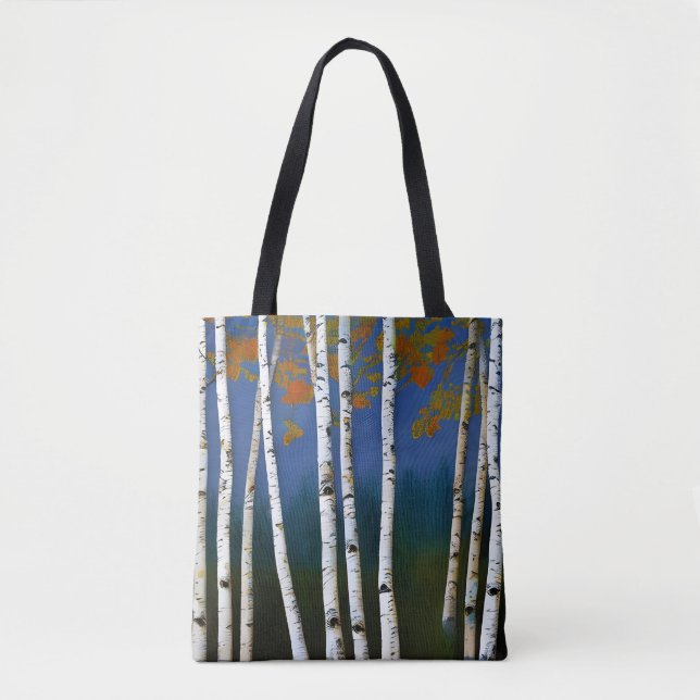 Tote Bag Beau bouleau d'automne (Devant)