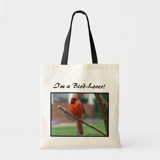 Tote Bag Beau cardinal masculin (Devant)