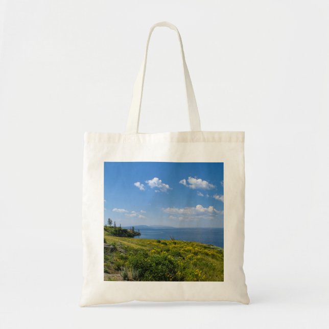 Tote Bag Beau lac de Yellowstone (Devant)