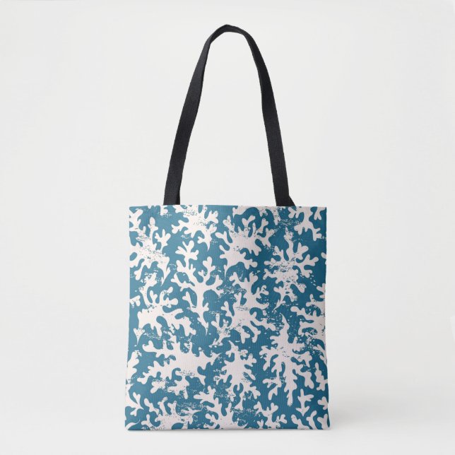 Tote Bag Beau motif de corail (Devant)