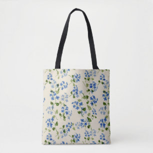 Tote Bag Beau motif fleuri sans soudure