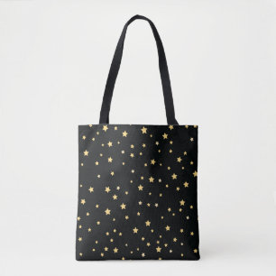 Tote Bag Beau noir et profil sous convention astérisque