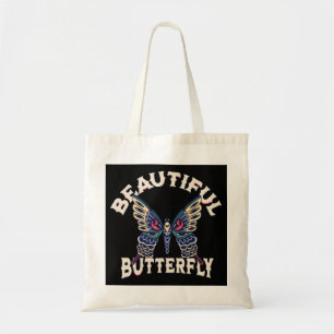 Tote Bag beau-papillon-rétro-vecteur-art-illustration-