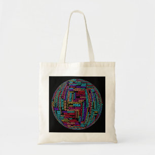 Tote Bag Beau Yoga Wellness & Harmony Globe
