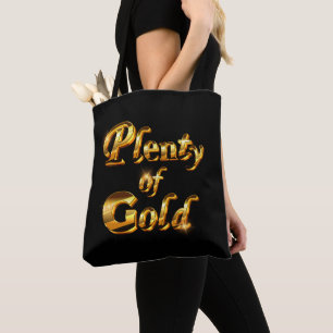Tote Bag Beaucoup d'Or - Humour Féminin Élégant