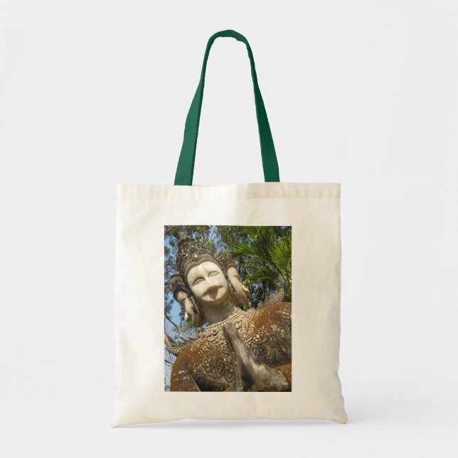 Tote Bag Beaucoup Face Wai ... Nong Khai, Isaan, Thaïlande (Devant)