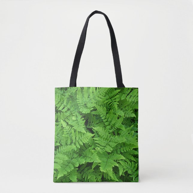 Tote Bag Beauté de fougères vertes (Devant)