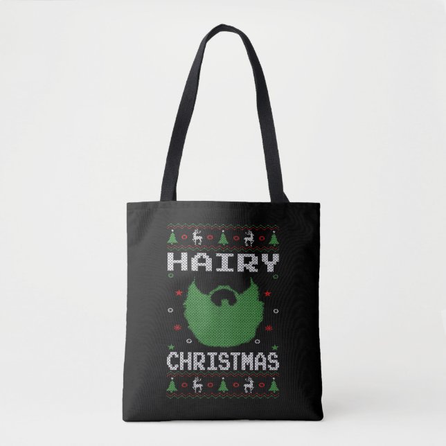 Tote Bag Beauté de Noël poilue (Devant)