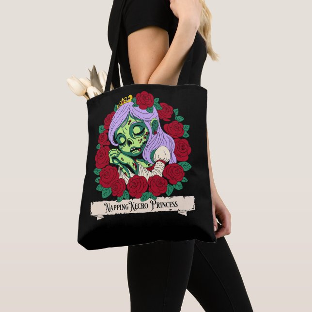 Tote Bag Beauté du sommeil de Zombie (De près)