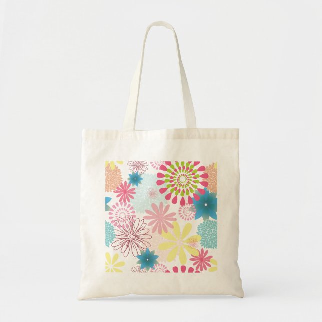 Tote Bag Beauté en fleurs. (Devant)
