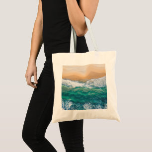 Tote Bag Beautiful beach crystal blue sea