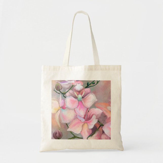 Tote Bag Beautiful Orchid Flowers (Devant)