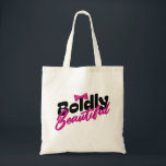 Tote Bag Beautiful Pink Typography with Bow<br><div class="desc">A stylish pink “Beautiful” typography design featuring a cute bow accent. This feminine and elegant design is perfect for those who love positive vibes, </div>