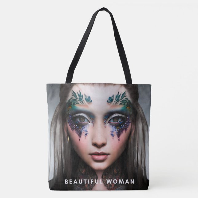 Tote Bag beautiful woman (Devant)