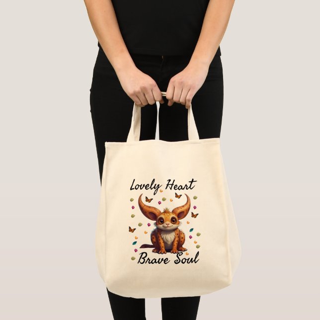 Tote Bag Beaux Coeurs, Braves Âmes (Devant (produit))