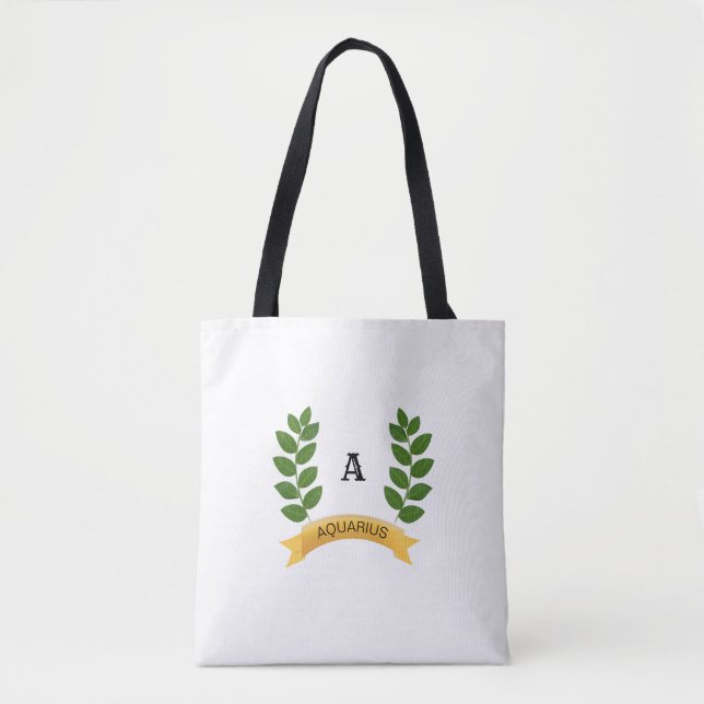 Tote Bag Beaux Feuilles verts personnalisés (Devant)