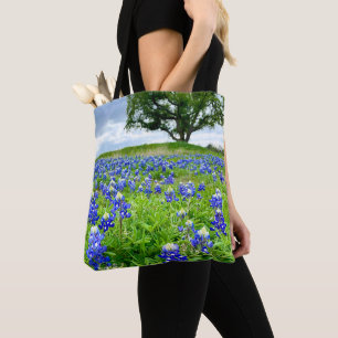 Tote Bag Beaux Lupins Bleus Photographie Texas