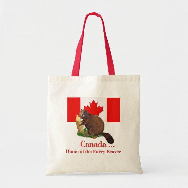 Tote Bag Beaver Furry (Devant)