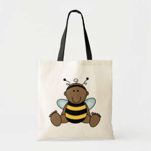 Tote Bag Bébé Abeille Abeille Afro-Américaine