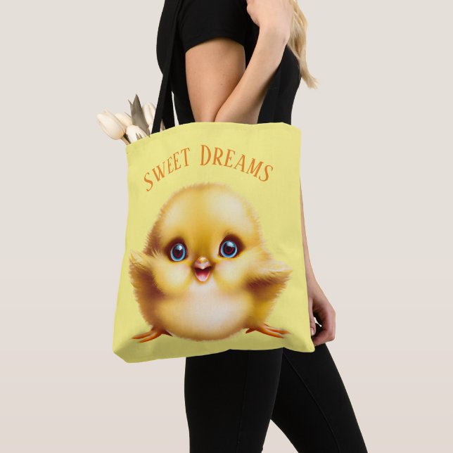 Tote Bag Bébé adorable poussin (De près)
