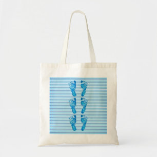 Tote Bag Bébé Bleu rayures