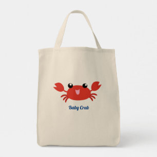 Tote Bag Bébé Crabe Mignon