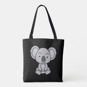 Tote Bag Bébé Cute Koala Avec Le Sourire Assis