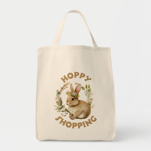 Tote Bag Bébé de printemps, fleurs (Devant)