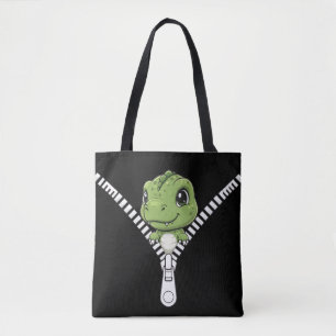 Tote Bag Bébé dinosaure mignon Peek
