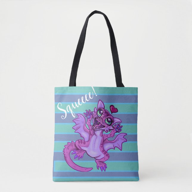 Tote Bag Bébé Dragon Love (Devant)