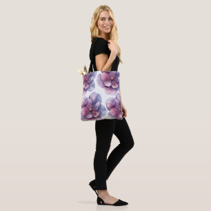 Tote Bag Bébé en fleurs baby shower floral