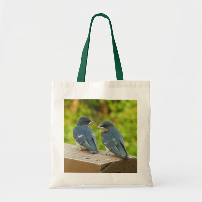 Tote Bag Bébé Grange hirondelle Nature Oiseau Photographie (Devant)