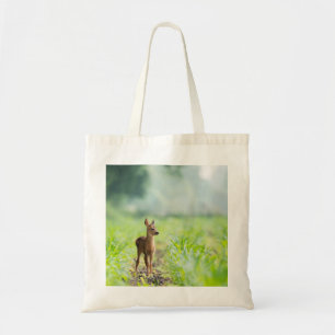 Tote Bag Bébé mignon cerf Fawn dans l'herbe Nature Photogra